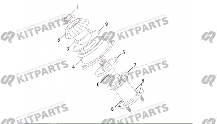 Раздаточная коробка 1 Haval H6