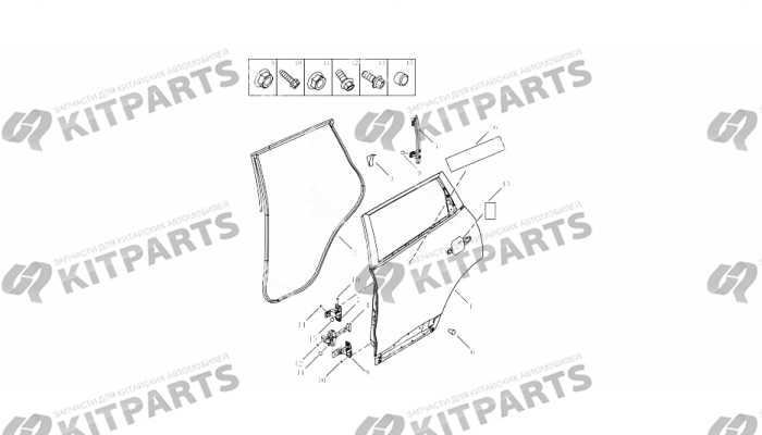 Задняя дверь [RUSSIA, 4G1.8T, GL\G] Geely