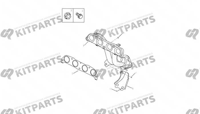 EXHAUST MANIFOLD Geely Emgrand X7